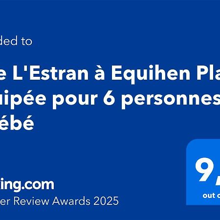 Gite L'Estran A Equihen Plage Equipee Pour 6 Personnes + 1 Bebe Zewnętrze zdjęcie